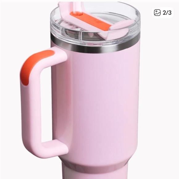 Stanley 40oz Pink and Orange Travel Mug - Picture 2 of 3